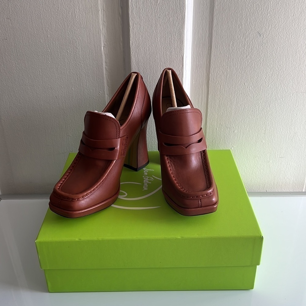 New SAM EDELMAN Jeanette Square Toe Pump SF - Picture 7 of 7